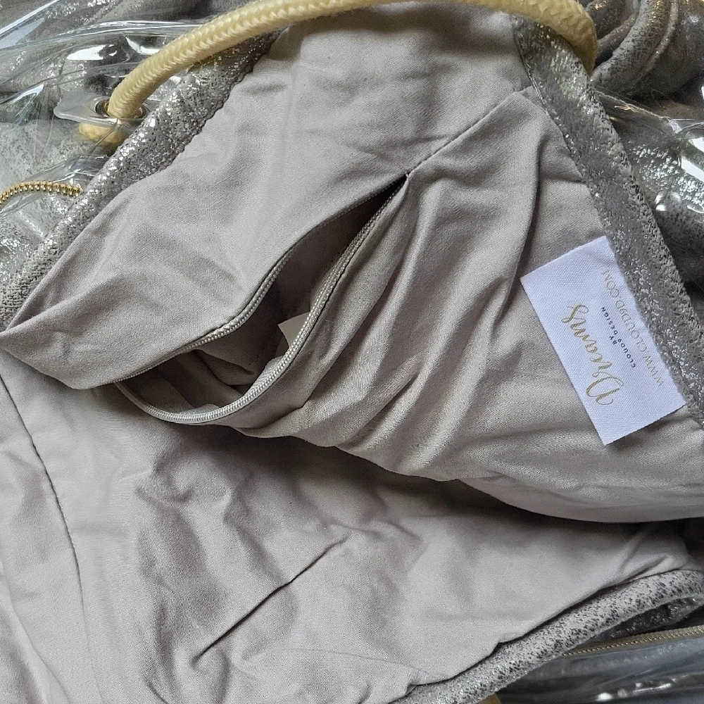 New$645 Dream Collection by Cloud 9 Maya King Quilt Set, Grey/Silver